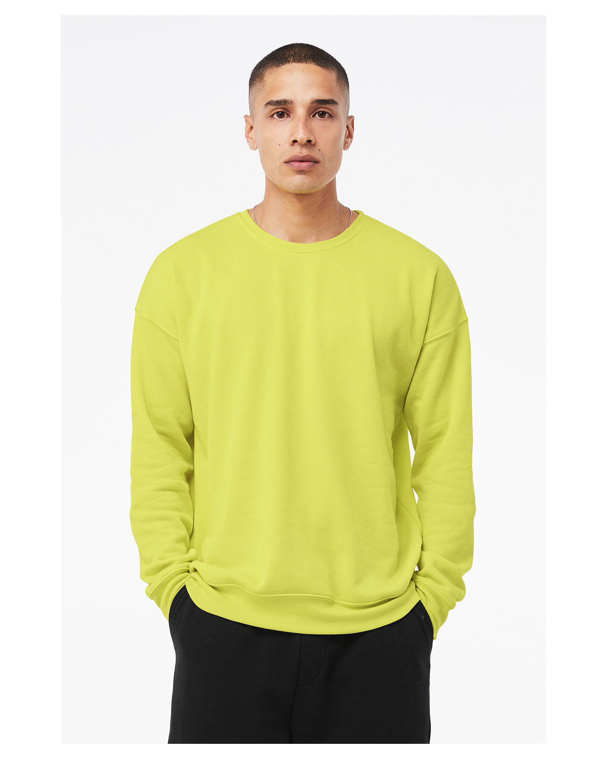 Unisex Drop Shoulder Fleece - Strobe