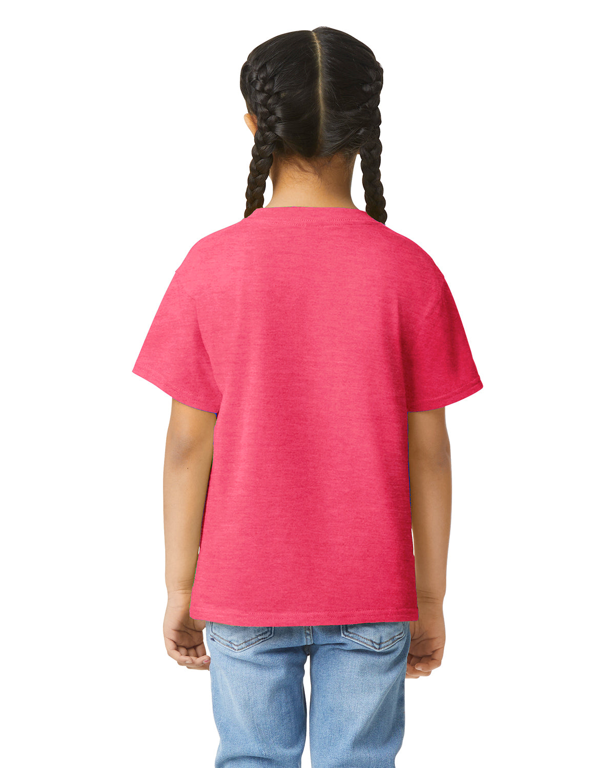 Softstyle Youth T-Shirt - Heather Red