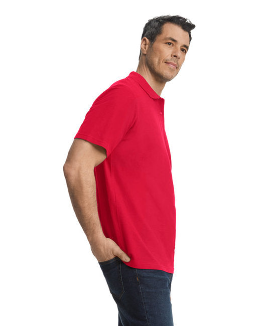 Softstyle Unisex Pique Polo - Red