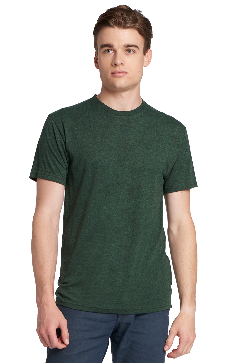Unisex Triblend Crew - Black Forest