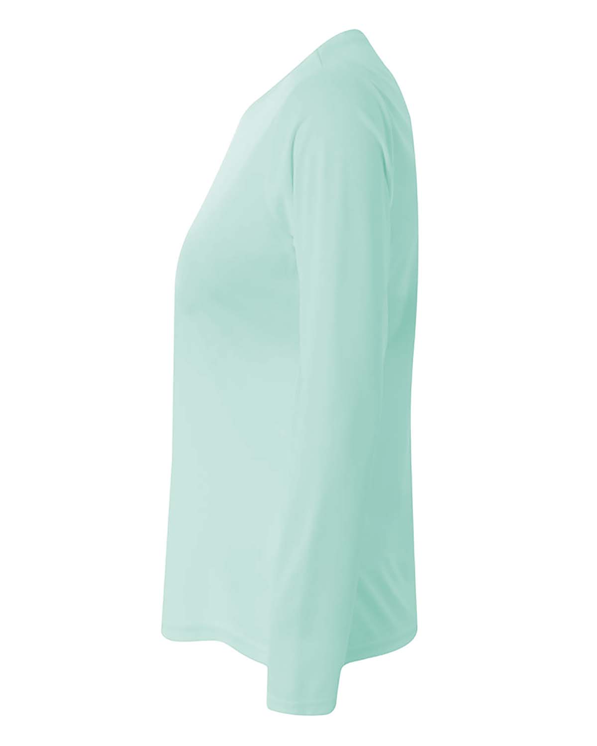 Women's Long Sleeve Cooling Performance Crew Shirt - Pastel Mint