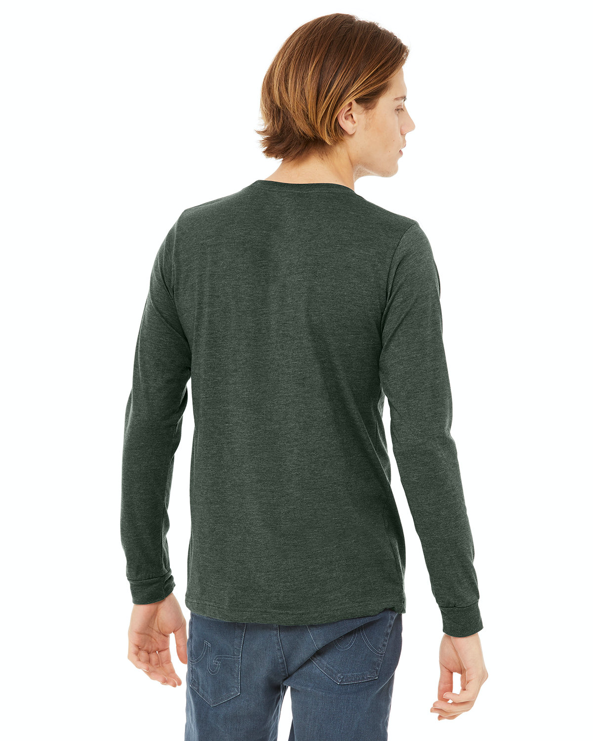 Unisex Jersey Long-Sleeve T-Shirt - Heather Forest