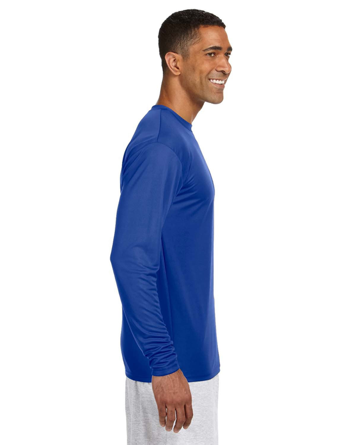 Men's Cooling Performance Long Sleeve T-Shirt - Royal