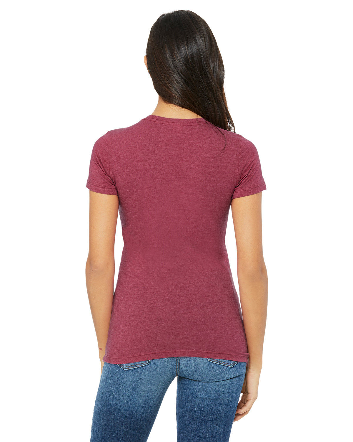 Women's Junior Fit Favorite T-Shirt - Heather Raspberry