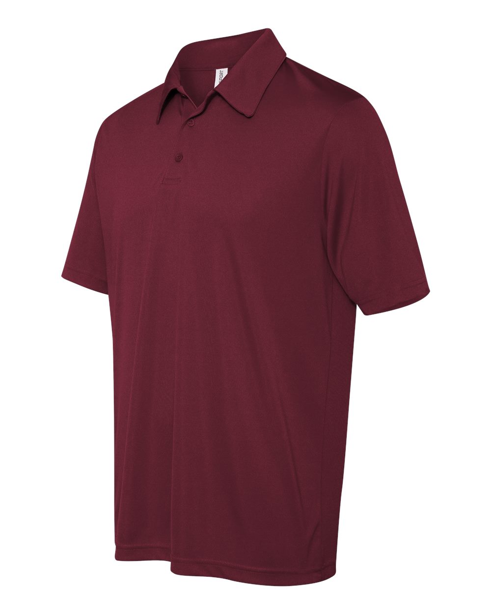 Performance 3 Button Sport Shirt - Sport Maroon
