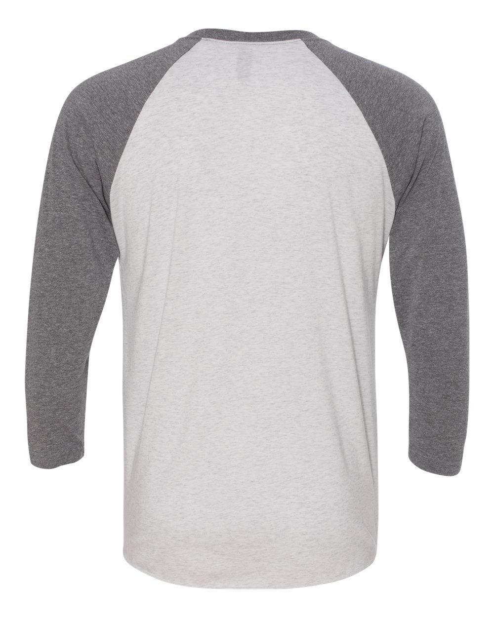 Unisex Triblend 3/4-Sleeve Raglan - Premium Heather / Heather White