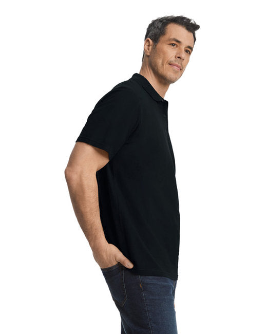 Softstyle Unisex Pique Polo - Black