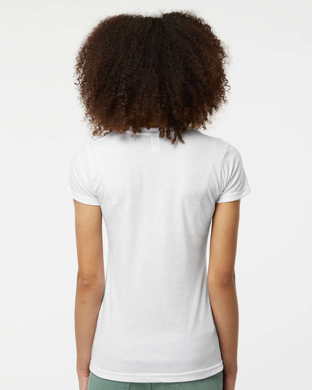 Women's Poly-Rich Slim Fit Tee - White