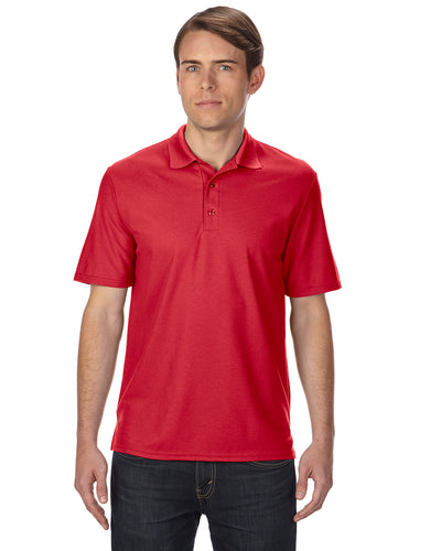 Unisex Performance® Double Piqué Polo - Red