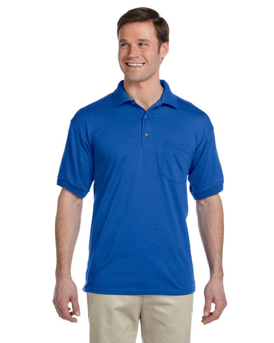 Unisex 50/50 Jersey Polo with Pocket - Royal