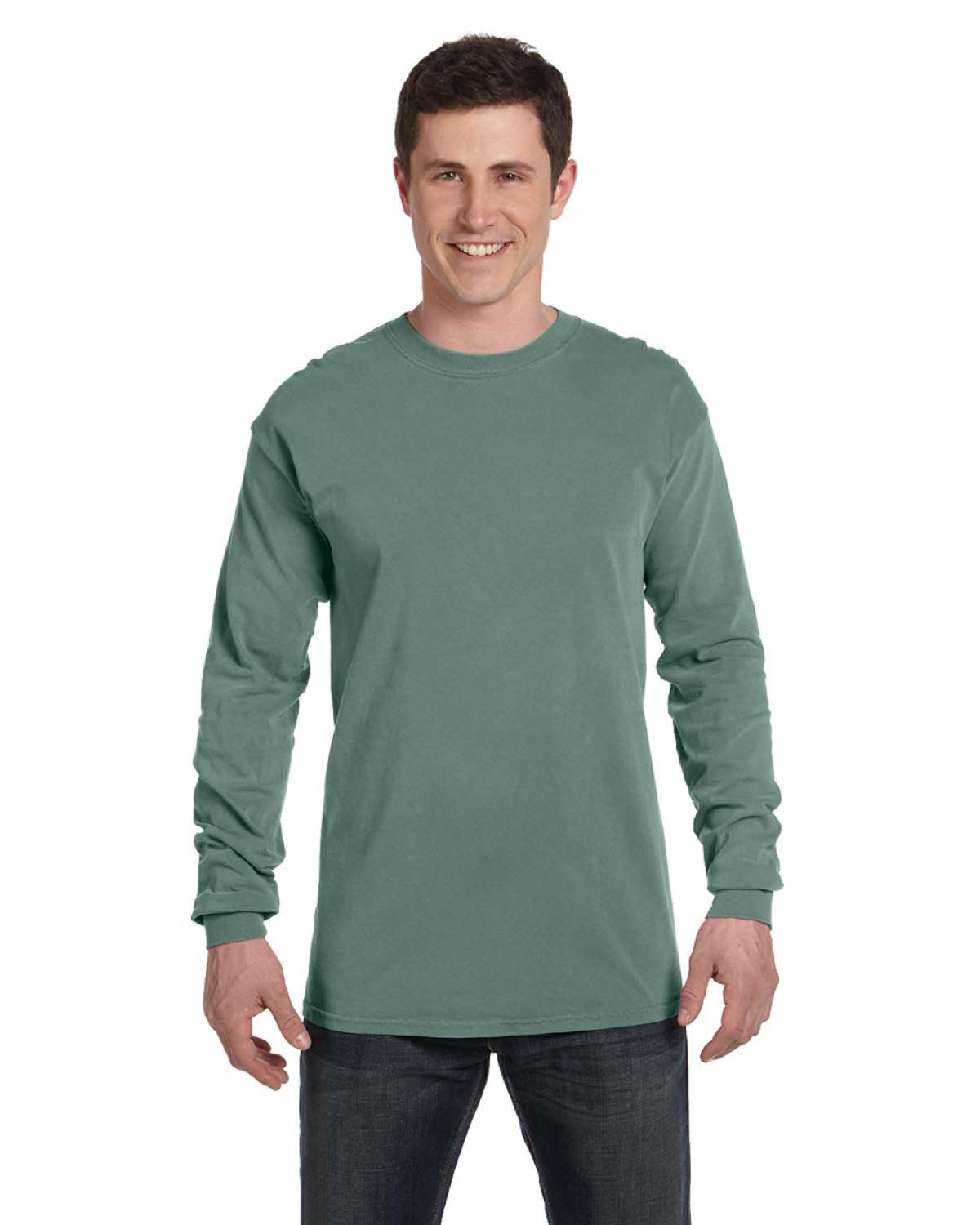 Unisex Heavyweight RS Long-Sleeve T-Shirt - Light Green