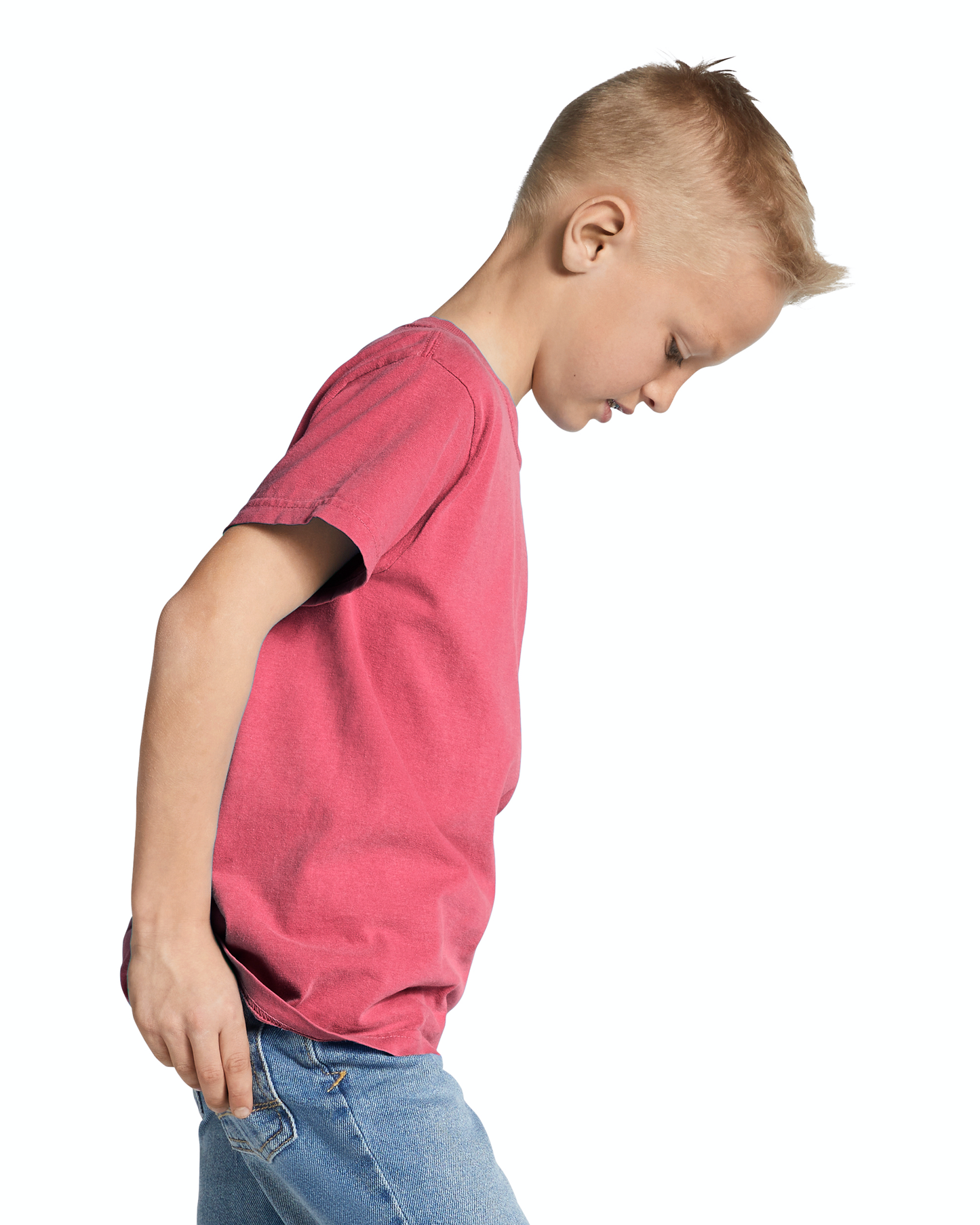 Youth Midweight RS T-Shirt - Crimson
