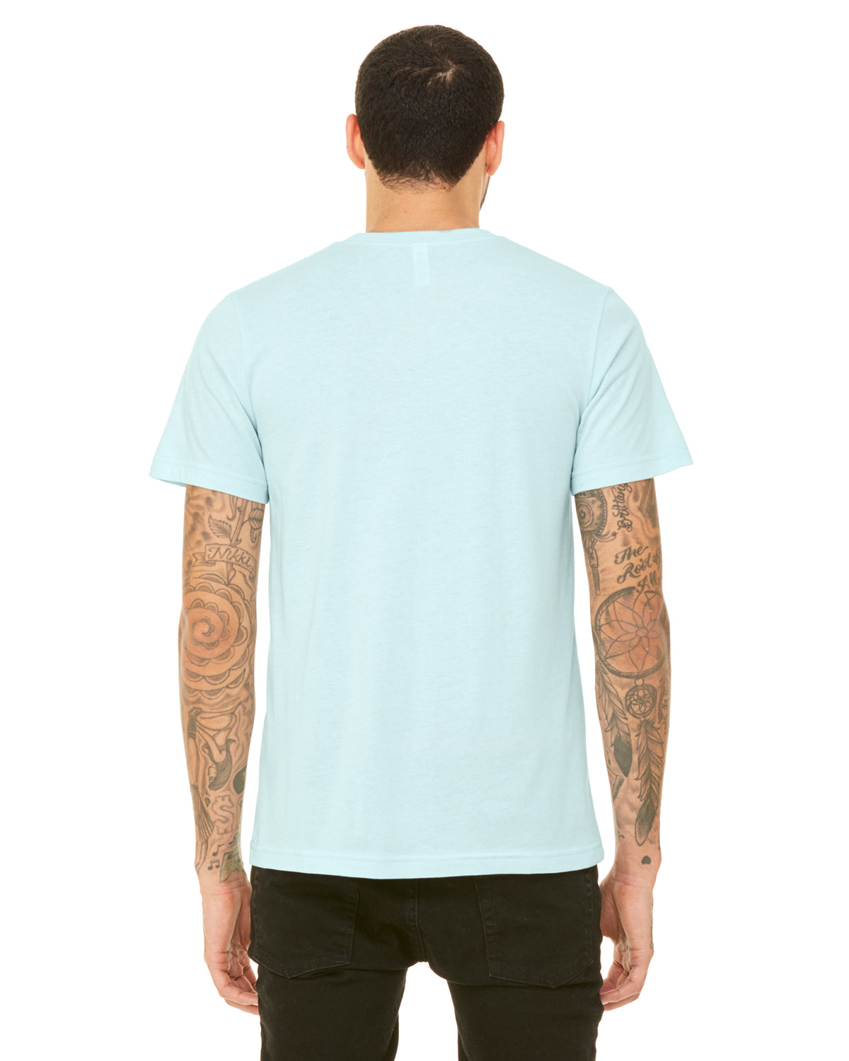 Unisex Heather CVC T-Shirt - Heather Ice Blue