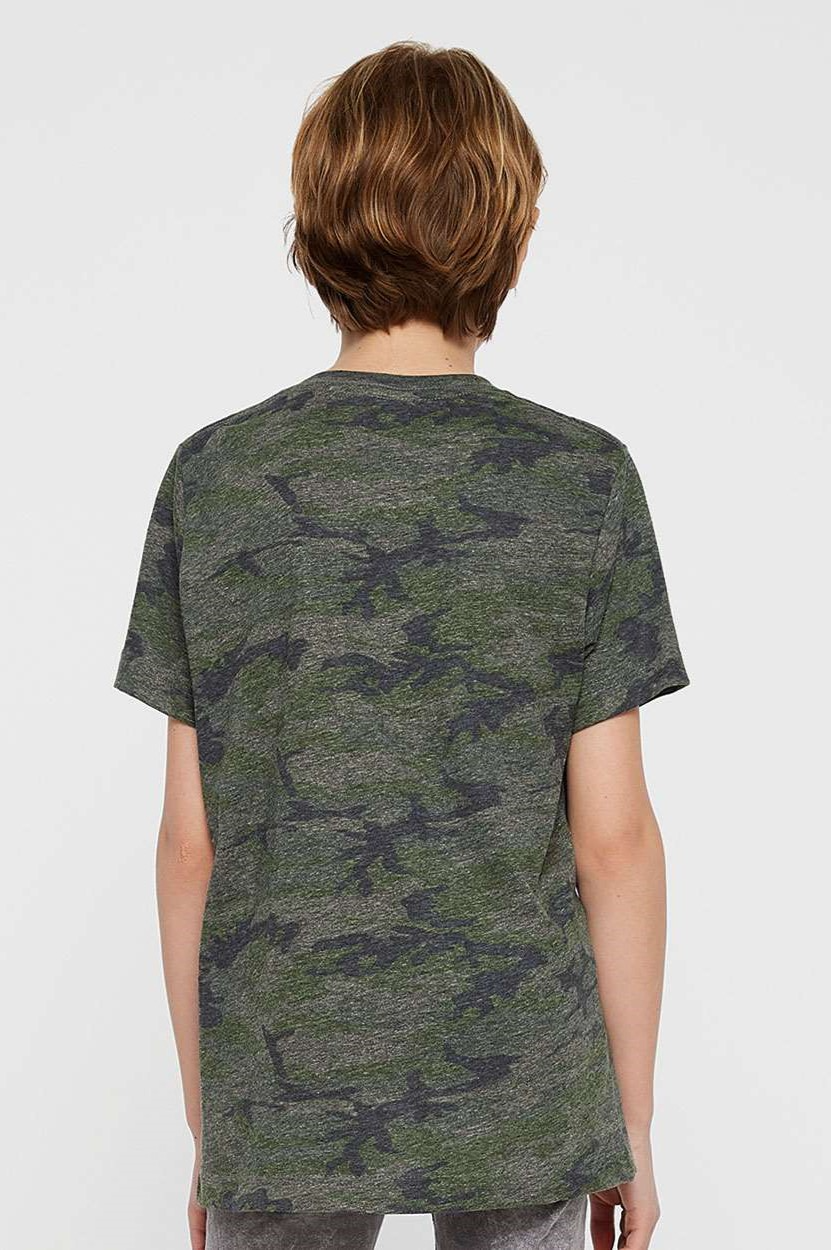 Youth Fine Jersey T-Shirt - Vintage Camo