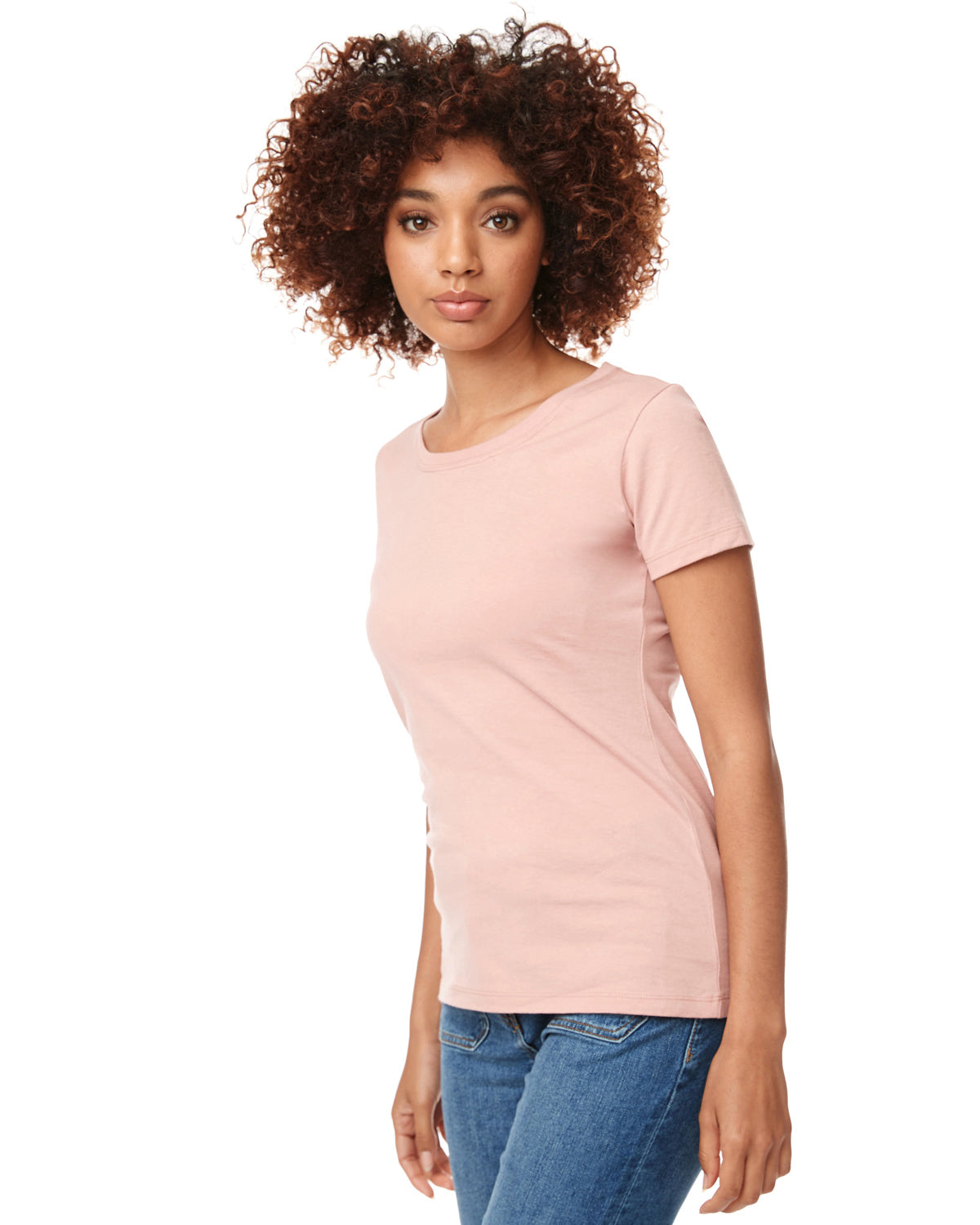 Women's 'Junior Fit' Ideal T-Shirt - Desert Pink