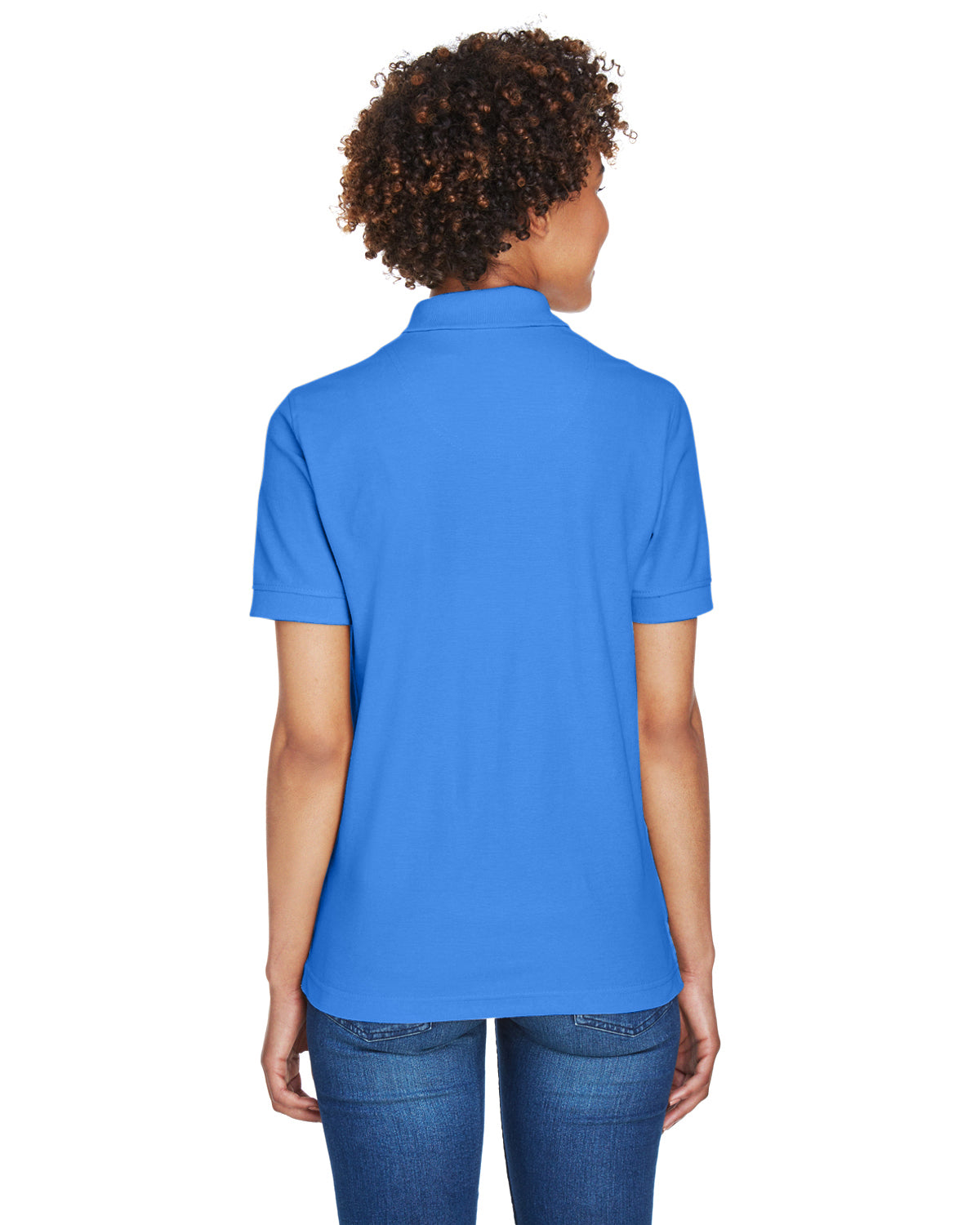 Women's Whisper Piqué Polo - French Blue