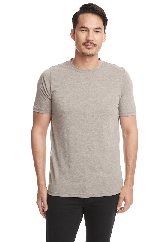 Unisex Poly/Cotton Crew - Silver