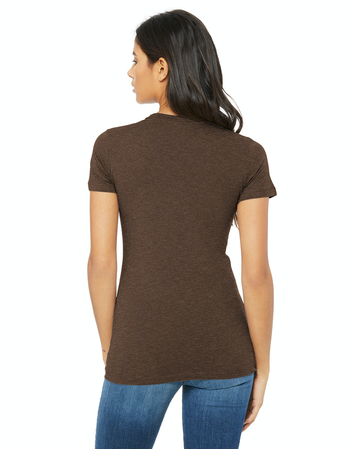 Women's Junior Fit Favorite T-Shirt - Heather Brown