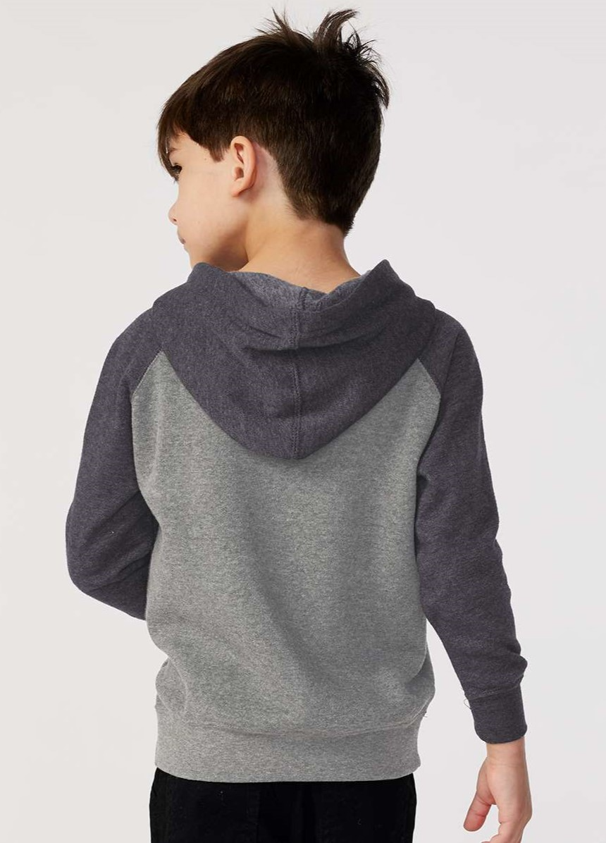 Toddler Special Blend Raglan Hoodie - Nickel / Carbon