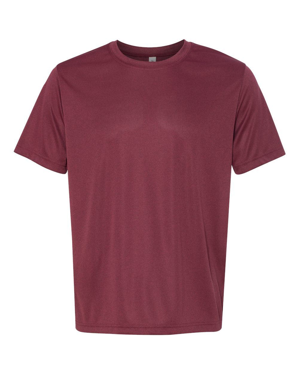 Unisex Performance Short-Sleeve T-Shirt - Heather Maroon