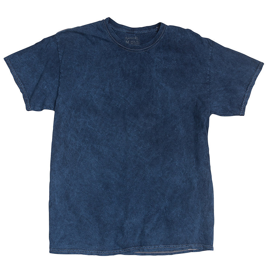 Unisex Multi-Color Spiral Short Sleeve T-Shirt - Navy