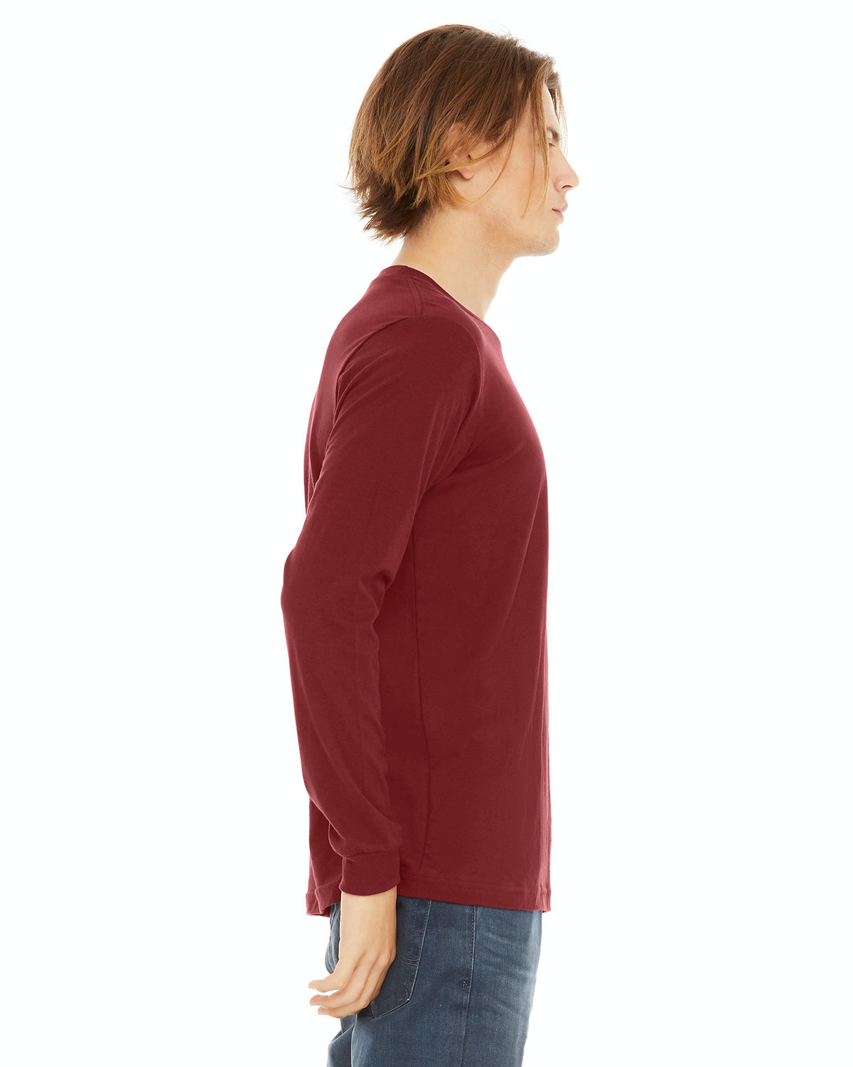 Unisex Jersey Long-Sleeve T-Shirt - Cardinal