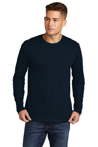 Men's Cotton Long-Sleeve Crew - Midnight Navy