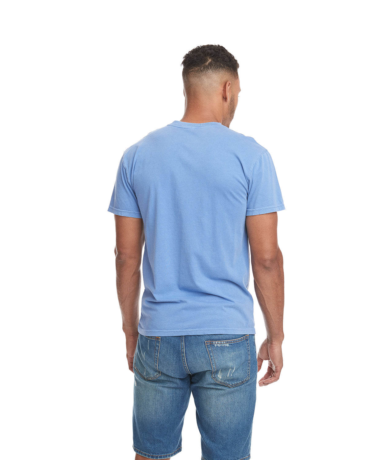 Unisex Inspired Dye Crew - Peri Blue