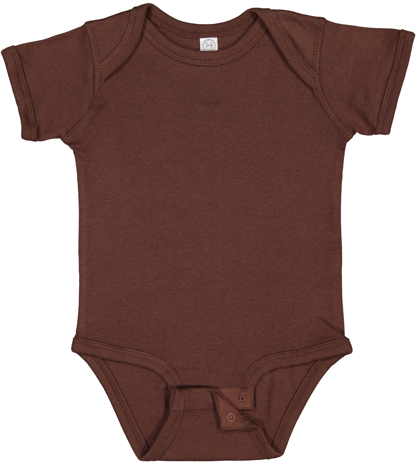 Infant Baby Rib Bodysuit - Brown