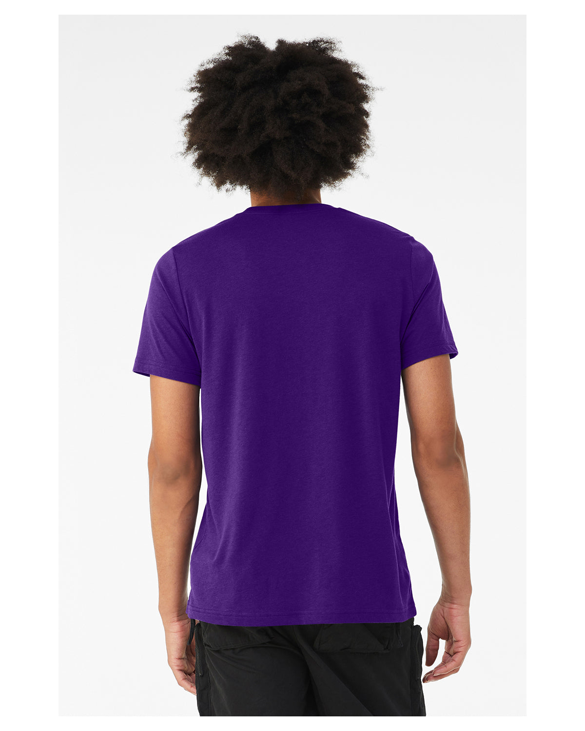 Unisex Triblend T-Shirt - Solid Team Purple Triblend