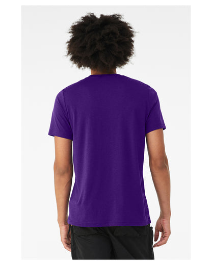 Unisex Triblend T-Shirt - Solid Team Purple Triblend
