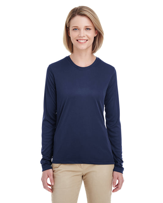 Women's Cool & Dry Performance Long-Sleeve Top - Navy