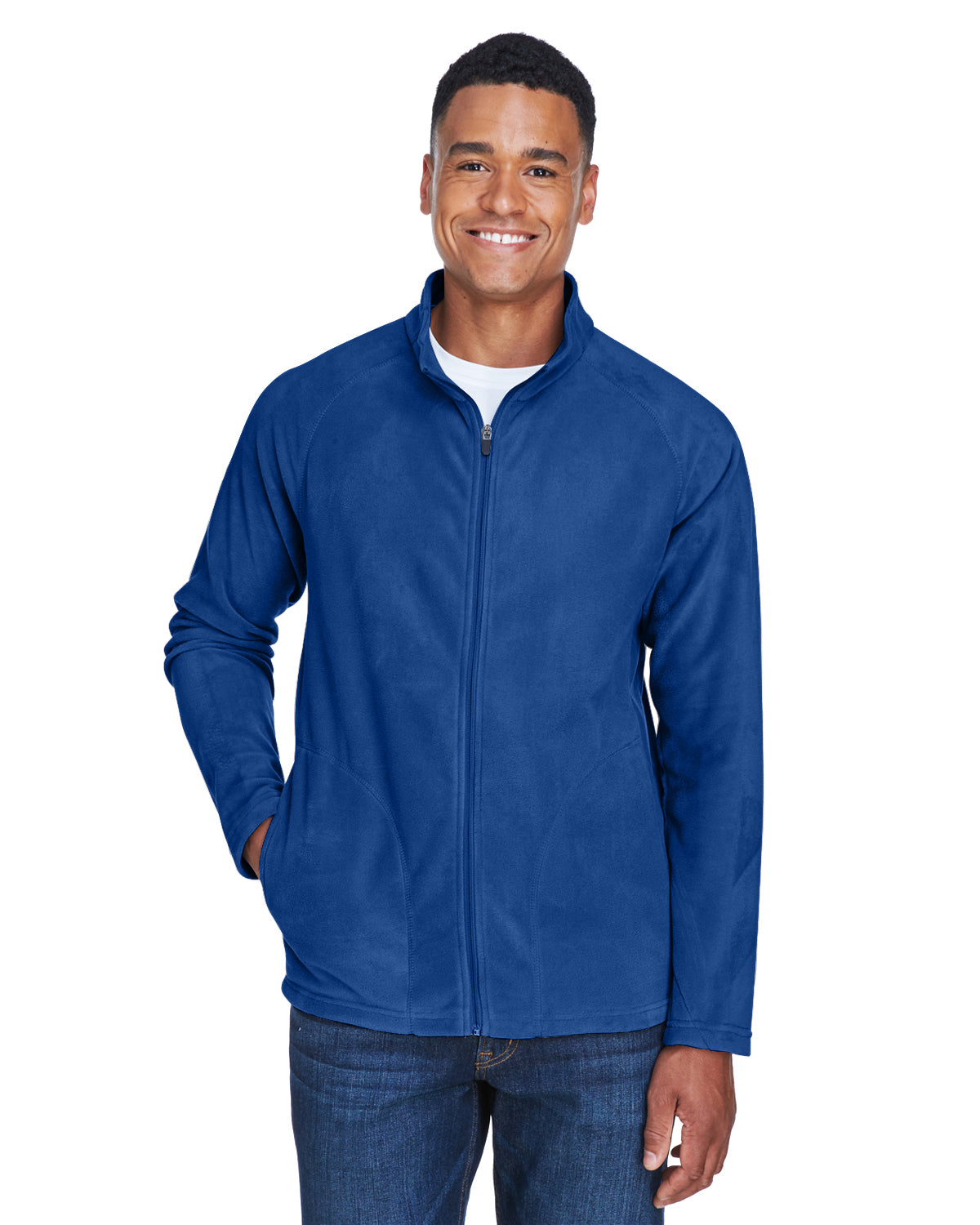 Men's Campus Microfleece Jacket - Sport Royal