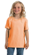 Tultex 0235TC - Youth Fine Jersey T-Shirt - Heather Cantaloupe