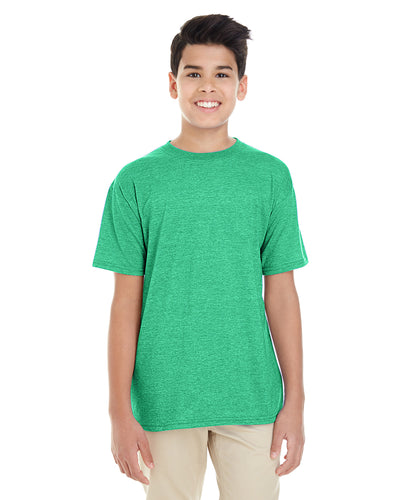 Youth Softstyle�� 4.5 oz. T-Shirt - Heather Irish Green