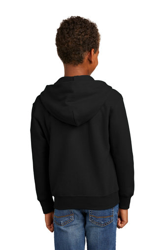Youth Core Fleece Full-Zip Hoodie - Jet Black