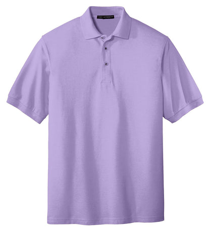Unisex Silk Touch Polo - Bright Lavender