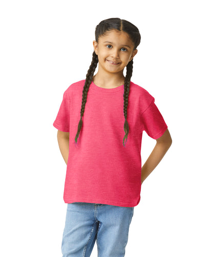 Softstyle Youth T-Shirt - Heather Red