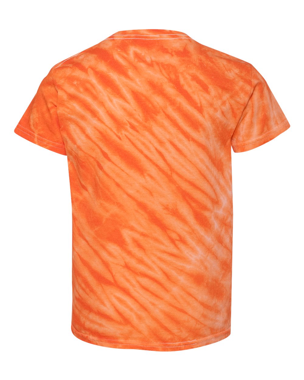 Youth One Color Tiger Stripe T-Shirt - Orange