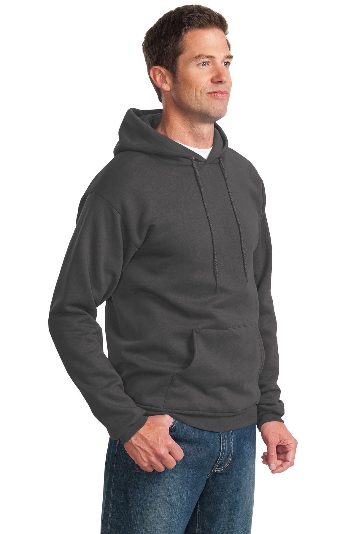 Unisex Essential Fleece Pullover Hoodie - Charcoal
