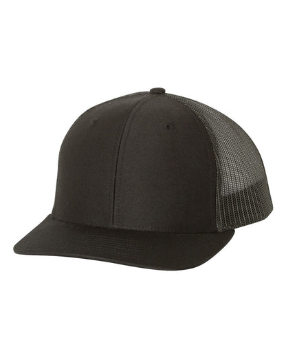 Snapback Trucker Cap - Black