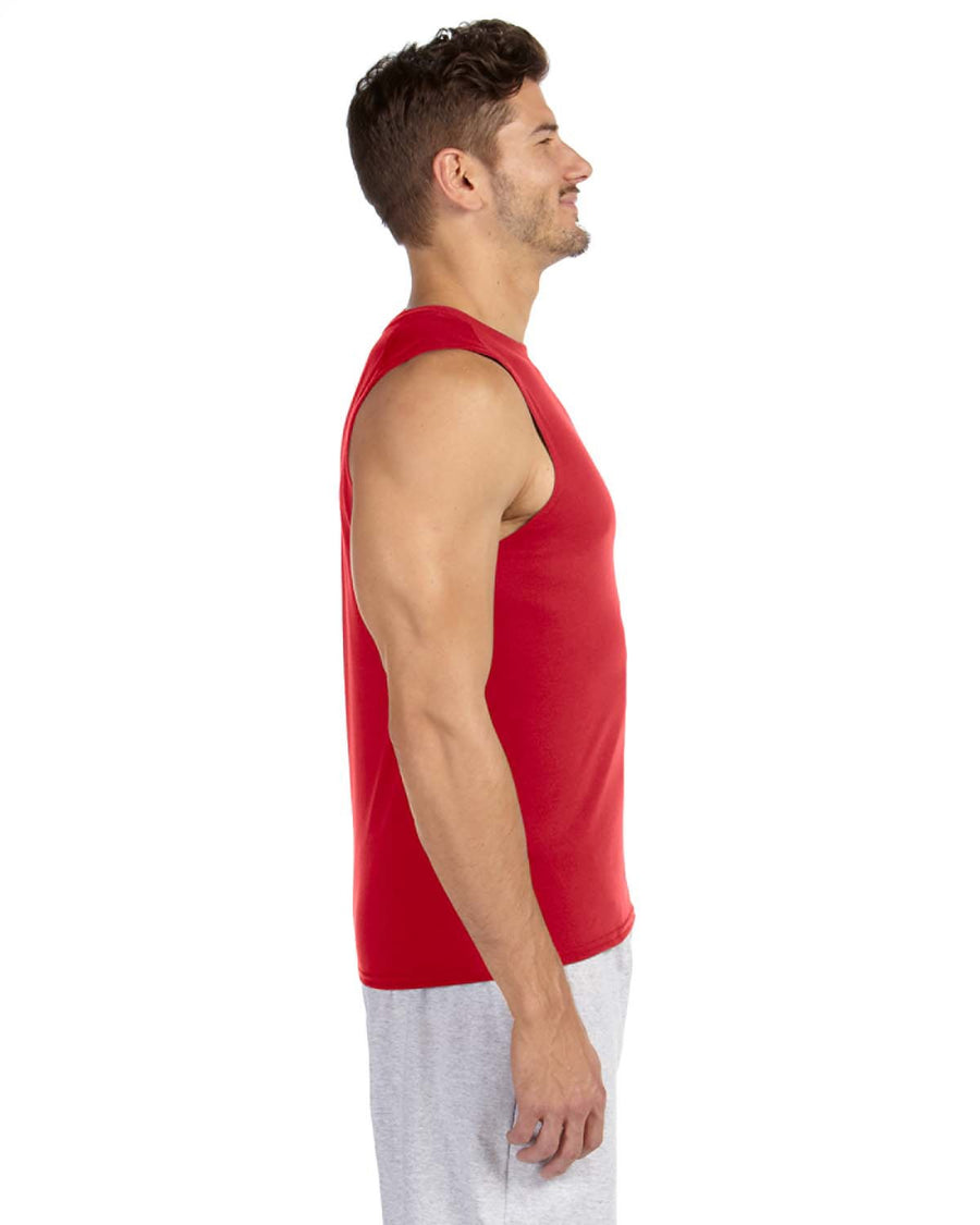 Unisex Performance®  Sleeveless T-Shirt - Red