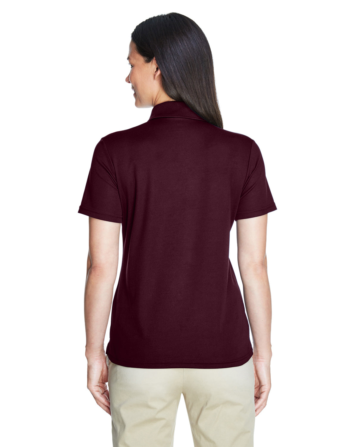 Women's Origin Performance Piqué Polo - Burgundy