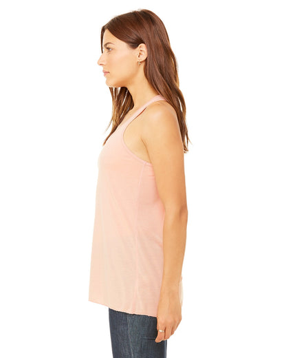 Women's Flowy Racerback Tank - Peach