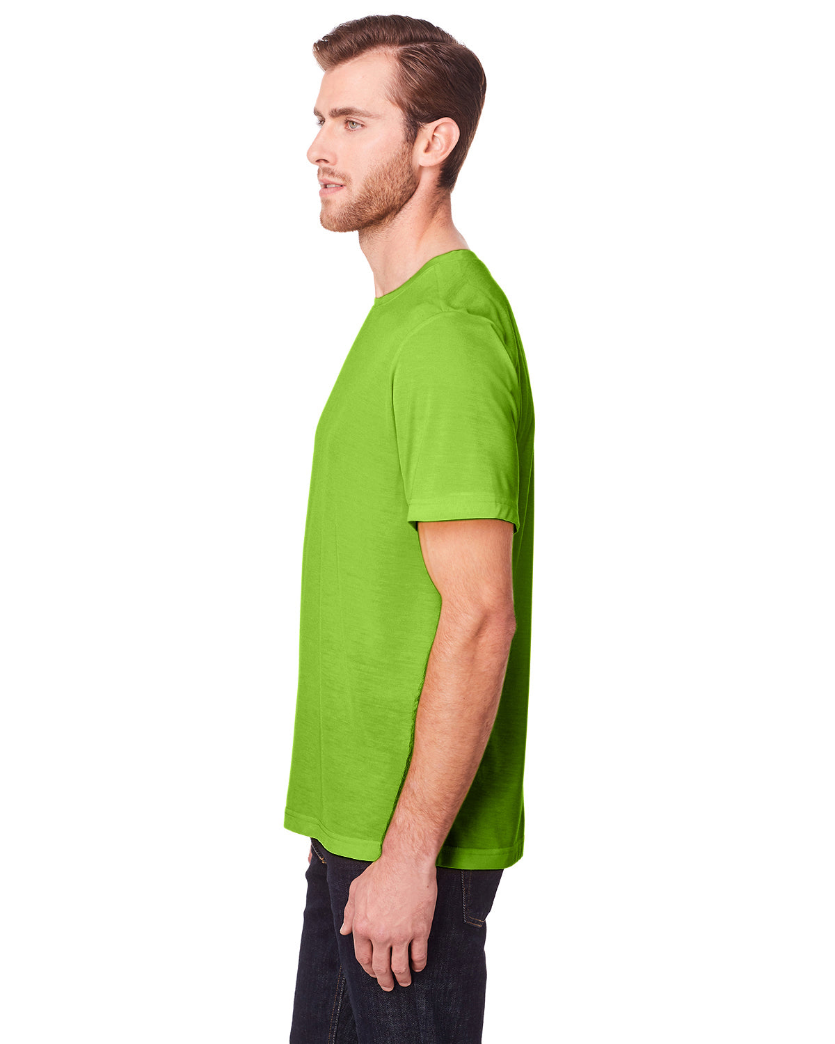 Unisex Fusion ChromaSoft™ Performance T-Shirt - Acid Green