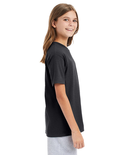Youth Perfect-T Short Sleeve Tee - Charcoal Heather