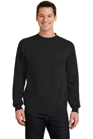 Unisex Core Fleece Crewneck Sweatshirt - Jet Black