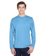 Team 365 TT11L - Men's Zone Performance Long-Sleeve T-Shirt - Sport Light Blue