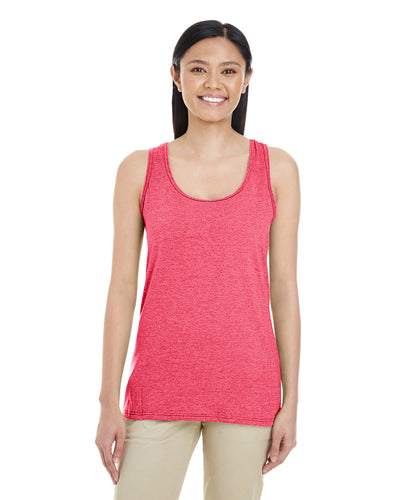 Women's Softstyle�� Racerback Tank - Heather Red