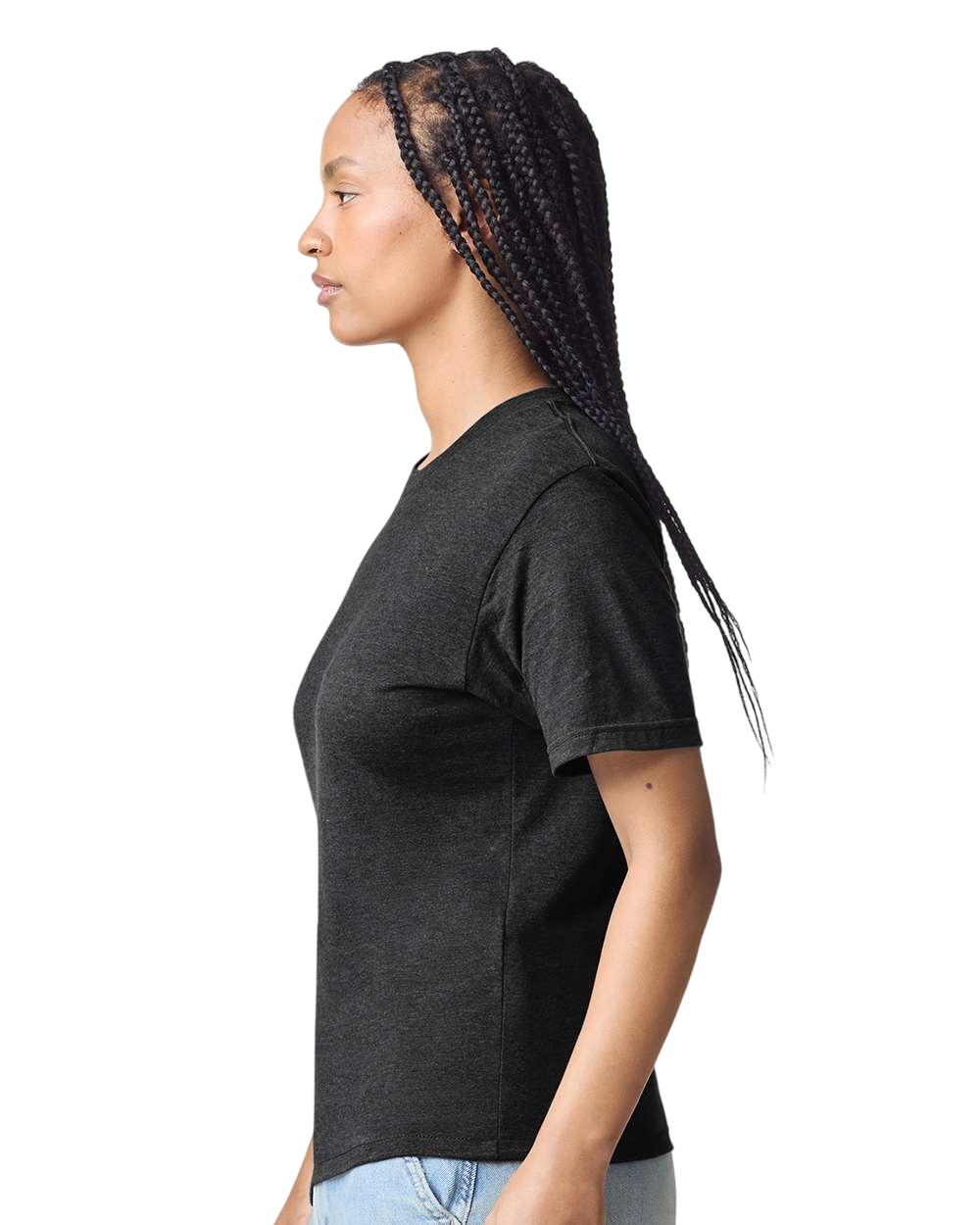 Unisex CVC T-Shirt - Heather Black